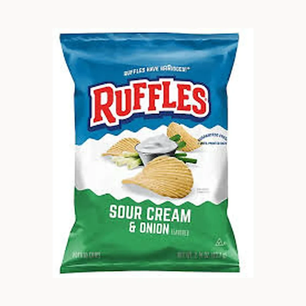 Ruffles Sour Cream & Onion Potato Chips 2.25 oz