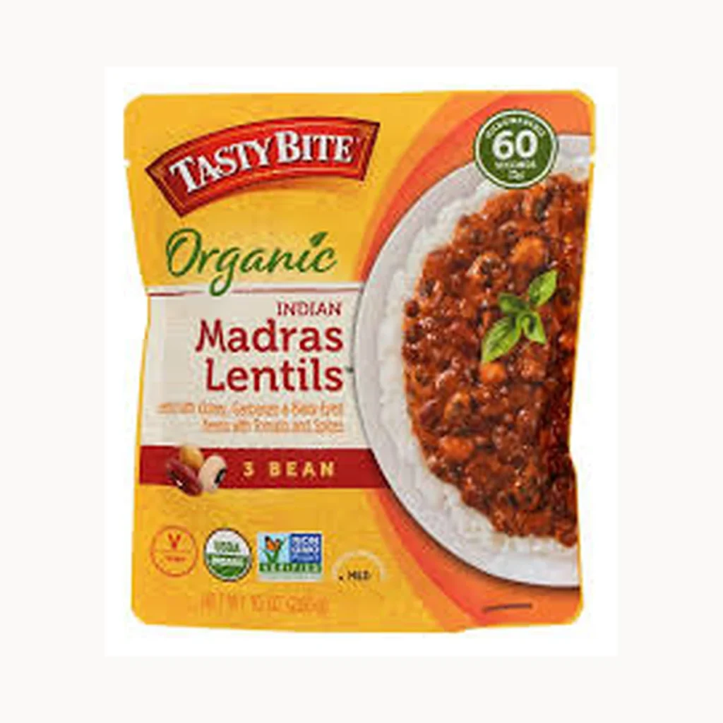Tasty Bite Organic Indian Madras Lentils 10 oz